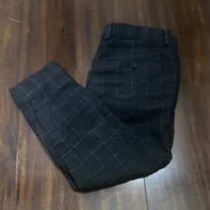 J. Crew Black Plaid Trousers